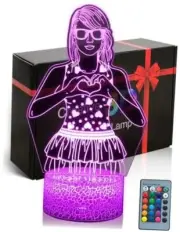 Heart Hands Mood Lights, Art Enthusiasts Birthday Gifts, 3D LED Lamp Illusion,