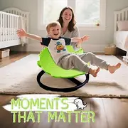 Turtle-Backed Swivel Sensory Chair for Kids - Vestibular Training Physical Fitness Equipment