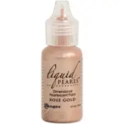 Liquid Pearls Dimensional Pearlescent Paint .5oz Rose Gold