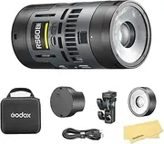 Godox RS60Bi Bi-Color RGB LED Monolight with Bluetooth & DMX Control, 2800K-6500K CCT, 97+ CRI, 98+ TLCI, 60W USB-C Input, Linear Dimming, Compact Design for Studio, Photography, On-Location Lighting