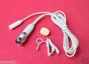 Pro Lapel Clip On Mic For Audio Technica Wireless Lavalier Microphones Beige