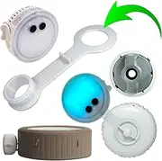 Premium Lay Z Lazy Spa WiseWave LED Light Adapter (Without Lighting) Inflatable Portable Underwater Accessories for Models Air Jet and Hydro Jet Pro (1 Pack)