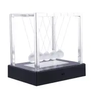 Nightlight 15cm Upgrade Newton's Cradle Steel Balance Ball Physics Pendulum Toys
