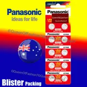 10 x LR44 Genuine Panasonic 0%Hg 1.5V Battery A76/AG13 Alkaline Batteries