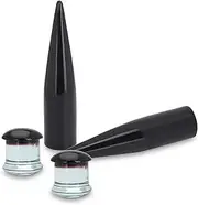 [Oyaface] Earrings Gauges Piercing Kit 4 Pieces Glass Expander Tapers Double Flared Saddle Ear Plugs 4G-1/2