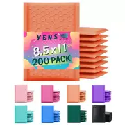 Yens® 200 #2 Poly Bubble Padded Envelopes Mailers 8.5 X 11 -Orange