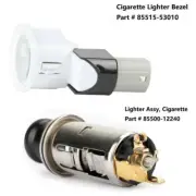 Car Cigarette Lighter Assembly Socket Element & Bezel Set For Toyota/Lexus/Scion