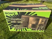 BRAND NEW Sony MHC-F50 50 + 1 Disc CD Changer Mini HiFi Stereo System