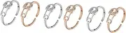 ABOOFAN Sets Unique Decor Ring for Women Fashionable Opening Finger Ring Fine Workmanship for Party Christmas Birthday Occasions Pcs