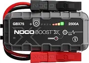 NOCO Boost X GBX75 2500A 12V UltraSafe Lithium Jump Starter, Car Battery Booster, Jump Start Pack, Portable Power Bank Charger, and Jumper Cable Leads for up to 8.5L Petrol and 6.5L Diesel Engines