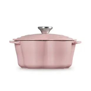 Le Creuset 山茶花鑄鐵鍋 湯鍋 燉鍋 甜心粉 20cm+早餐穀片碗 沙拉碗 料理碗 18cm 雪紡粉