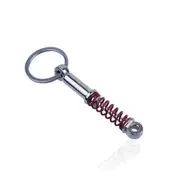 4Pcs Piston Shock Absorber Shape Key Chain Decoration Key Chain Pendant red