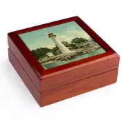 3dRose, Vintage 1901 Biloxi Lighthouse, Jewelry Box
