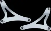 Kuryakyn Chrome Fixed Plate Backrest Mount Kit Indian Springfield 16-21