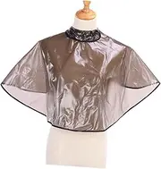 LALADEFIEE 1pc Hairdressing Shawl for Home and Salon Use Non Stick Hair Cutting Cloth Brown Comfortable and Easy to Clean Durable Material for Hair Dyeing and Styling