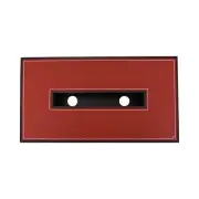 Hermes Pleiade Tissue Box Small Model Mahogany / Brique Leather New w/Box