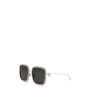 Square sunglasses 59,One size Black