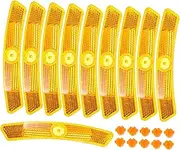 10pcs Compact Wheel Reflectors Replaceable Reflective Signs Professional Bicycles Reflectors