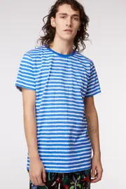 Dallas Stripes Ringer Tee