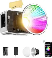 Zhiyun X60 RGB 60W Video Light, Bluetooth App Control, 2700-6500K for Studio Video, YouTube, YouTube, Vlog