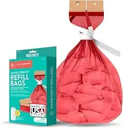 Nappy Bin Refill Bags 10PACK for Diaper Twist’R Bin, 7-Layer Order Free Nappy Liners Disposable Bags Made in USA