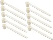 SHOWERORO 50Pcs Mini Spoons Quantitative Scoops for Salt and Spice Gadgets for Home Restaurant and Dessert Shop Use Easy to Clean with Long Handle