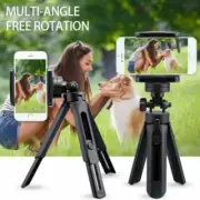 Selens Mini Hand Tabletop Travel Tripod Video Stabilizer Stand with Phone Holder