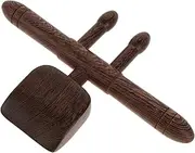 Handheld Wood Massager Wooden Neck Shoulder Tool Massager Portable Back for Relaxation