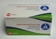 Alcohol Prep Pads Dynarex 70% Isopropyl Swabs Diabetic / Tattoo Care 300 Medium
