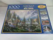 ALPINE VILLAGE LIGHT-UP PUZZLE 1000 BITS & PIECES JIGSAW NEW SEALED