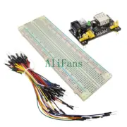 MB102 Power Module 3.3V/5V+MB-102 BreadBoard 830 Points PCB & 65PCS Jumper Cable