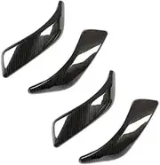 ABS Carbon Fiber Car Interior Door Panel Cover Compatible for BMW 1 2 Series F20 F21 F22 F23 2012-2016 Door Pull Handle Trim