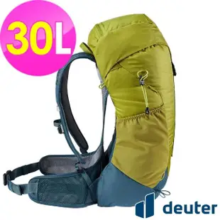 【deuter】AC LITE 30L網架直立式透氣輕量背包(3421021果綠/戶外休閒包/健行包/登山包)