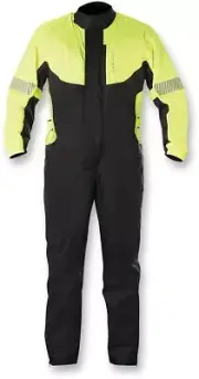Hurricane One-Piece Rain Suit Black/Yellow US 3X-Large Alp. 3264617-551-3X