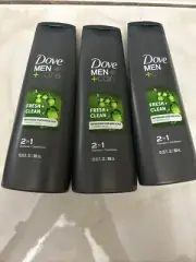 3 Dove MEN + Care 2-in-1 Shampoo & Conditioner, Fresh & Clean, Invigorating D8