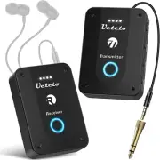 Ueteto Wireless in Ear Monitor System 2.4G Stereo IEM System with Transmitter Be