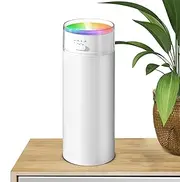 Bedroom Humidifier, Colorful Humidifier, Auto Shut-Off USB Rechargeable Humidifier with Colorful Light Small Personal Desktop Humidifier for Baby Nursery