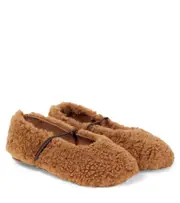 [PePe] PèPè Teddy ballet flats UK 4.5 brown