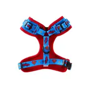 The Stubby Club Superman Pet Dog Lrge Breathable Mesh Vest/Harness Adjustable