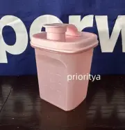 Tupperware Small Mini Slim Line Pitcher Modular Flip Top Lid 350ml Light Pink