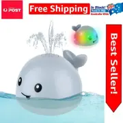 Cute Whale Induction Bath Sprinkler - Safe LED Toy for Babies and Kids