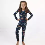 Little Sleepies Harry Potter Evenings at Hogwarts Pajama Set Size 9/10 NWT