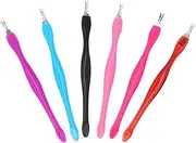 ERINGOGO 1Set Dead Skin Fork and Scissor Durable Manicure and Pedicure Tools for Easy Dead Skin Removal Lightweight Nail Care Kit for Home Travel Use
