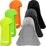 [Loopeer] 6 Pieces Cooling Skull Cap Elastic Sun Shade Hat Elastic Neck Shade Skull Cap Liner Head and Neck Cover for Women