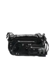 Balenciaga Men's Le Cagole Xs Flap Bag in Black