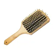 New 10" Mane & Tail Wooden Massage Brush, Equine Horse Hair Grooming
