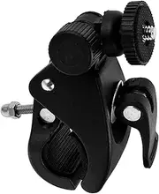 GRADENEVE Secure Adjustable Handlebar Mount Clamp Cameras Sturdy Bracket for Motorcycles and Bicycles Fit for Various Devices for Racing and Outdoor Activities