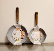 Masterclass Premium Cookware Frying Pan Skillet Set 8″ & 9.5″ Gray Ombre NEW