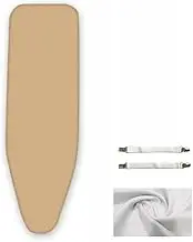 36x13in Tabletop Iron Board Cover Replacement Ironing Board Cover Heat Reflective Adjustable Ironing Board Cover and Pad Scorch Resistant(48x15in/122x38cm)