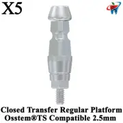 5pcs Dental Oss tem TS Compatible Closed Transfer Regular Platform 2.5mm